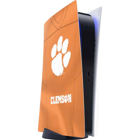 Clemson University Orange Jersey PS5 Digital Edition Console Skin